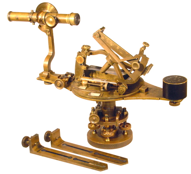 William Young Solar Compass with Scope - Circa 1848